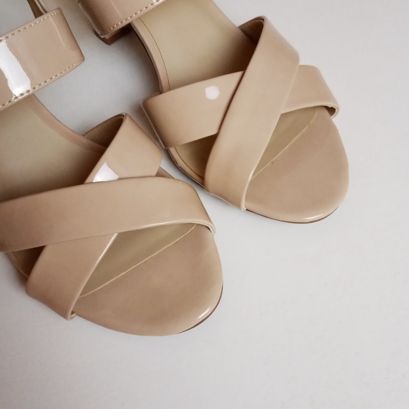 Nickels // Nude Strappy Heels - Picture 2 of 4